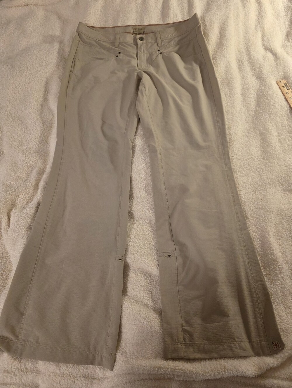 Royal Robbins Women's Flare Pants, Beige, 14